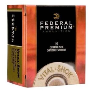 Federal Vital Shok Handgun Hunting Ammunition