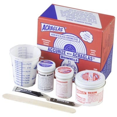 BROWNELLS ACRAGLAS RESIN 2 Gun ACRAGLAS Kit
