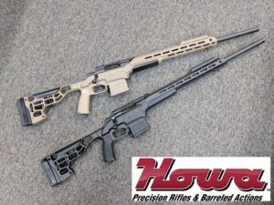 HOWA ESS BLACK TACTICAL LONG RANGE 223REM 24INCH MDT MAG AND 20 MOA RAIL
