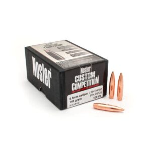 custom competition 65mm 140 grain hpbt bullet 100ct 106