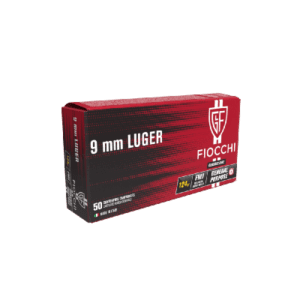 FIOCCHI 9MM LUGER 124GR FMJ (50 Pack)