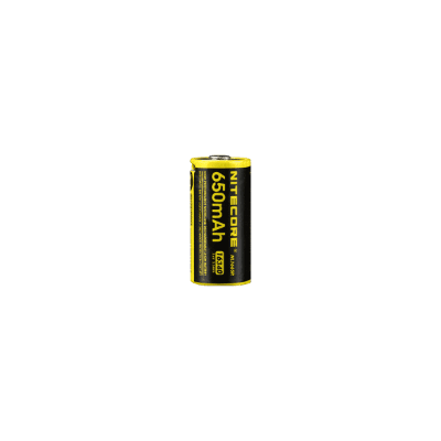 NITECORE 16340 MICRO-USB RECHARGABLE 650 MAH BATTERY
