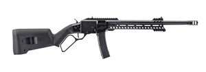 PATRIOT ORDNANCE FACTORY TOMBSTONE 9MM, 10 SHOT LEVER ACTION XS PEEP SIGHTS MAGPUL STOCK 16 INCH FLUTED BARREL WITH MUZZLE BRAKE