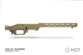 MDT LSS-XL GEN 2 CHASSIS SYSTEM CARBINE STOCK INTERFACE FOR TIKKA SA RH - FDE COLOUR