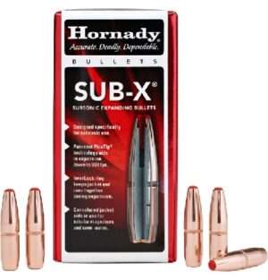 Hornady .308 30 cal 190 grain Sub-X Subsonic Bullets (Projectiles) - 100 pack