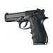 Beretta Hogue 92/96 Series  OverMolded Rubber Grip with Finger Grooves - Black
