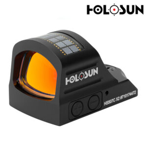 Holosun HS507C X2 - Miniature Reflex Sight 2 MOA Dot / 32 MOA RED Circle Dot - Solar/Battery
