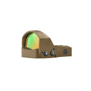 SIG SAUER ROMEO1PRO REFLEX RED DOT - 6 MOA DOT - 1.0 MOA ADJU ST STEEL SHROUD - FDE