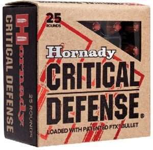 Hornady 9mm Luger 124 grain Critical Duty Ammo 25 rd