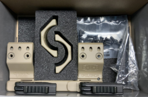 SPUHR QDP-4002FDE 34MM DIA. H38MM 0MIL PICATINNY - QUICK DETACH - FLAT DARK EARTH