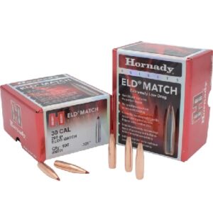 Hornady 30 cal 208 gr ELD Match Projectiles 100 pack
