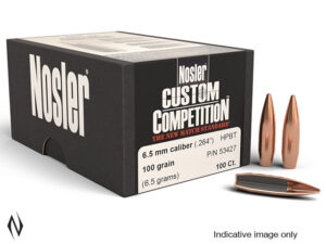 NOSLER 6.5MM 100GR HPBT CUSTOM COMP 1000PK