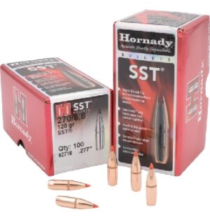 Hornady .277 270 cal 120 grain SST Bullets 100 pack