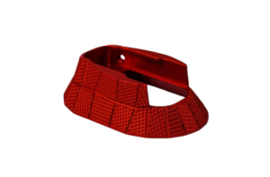 Lokgrip CZ TSO and TS Series Magwell GridLOK Aluminium Red - Suits TS, TS2, TSO, Czechmate