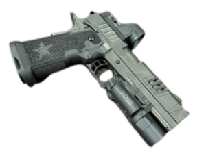 STACCATO 2011 XC 9MM 10 SHOT CASED - TWO MAGS - TRIJICON SRO OPTIC - SUREFIRE X300 ULTRA LIGHT