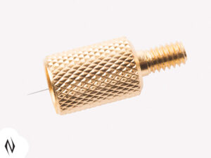 BREAKTHROUGH BRASS SHOTGUN ROD ADAPTER - MALE 8/32 THREAD TO FEMALE 5/16 THREAD