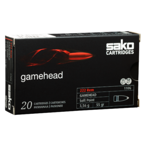 SAKO 223 REM 63GR GAMEHEAD 20 PACK