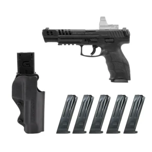 HK SFP9 OR (OPTIC READY) MATCH 9MM BLACK PACKAGE INCLUDES 5 MAGAZINES AND HOLSTER (10 SHOT)
