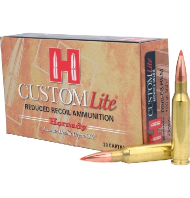 HORNADY 7MM-08 REM 120GN SST CUSTOM LITE - 20 PK