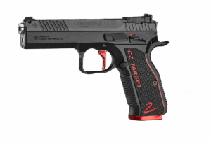 CZ 75 SP-01 9MM SHADOW 2 TARGET 5 INCH BLACK / RED GRIP ADJ REAR SIGHT - ADJ TRIGGER