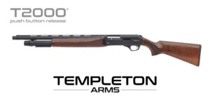 Templeton Arms T2000 Wood 20INCH Left Hand PUSH BUTTON RELEASE BOLT ACTION SHOTGUN