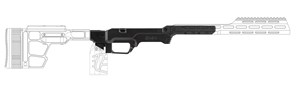 MDT LSS GEN3 CHASSIS T3 T3x SHORT ACT - BLACK
