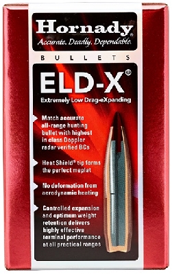 HORNADY 22 CAL .224 80GR ELD-X - 100 PK