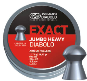 JSB DIABOLO JUMBO HEAVY 18.13 grain .22 CAL - 500 PCS