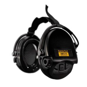 SORDIN Supreme Pro-X Neckband Black Ear Muffs