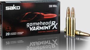 SAKO 308 WIN 130gr Gamehead Varmint RX HPBT (50 ROUNDS)