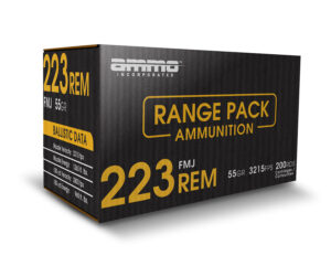 AMMO INC 223 REM 55GR FMJ RANGE PACK (200 PACK)