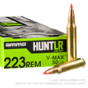 AMMO INC 223 REM 50GR VMAX HUNT LR (20 PACK)
