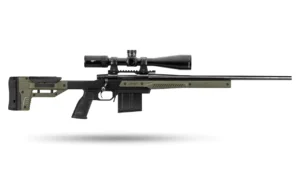 MDT ORYX RIFLE CHASSIS SYSTEM REMINGTON 700 LONG ACTION RIGHT HAND INCLUDES STOCK AND GRIP WITH OD GREEN ACCENTS (magazine not included)