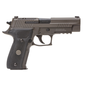 SIG SAUER P226 9MM LEGION, 4.9IN BBL, GRAY BLACK G10 GRIP, 3x 10RD STEEL MAG, OPTIC READY