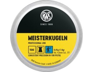 RWS PELLETS MEISTERKUGELN .177 CAL 0.7gr (HEAD 4.49) (500 PACK)
