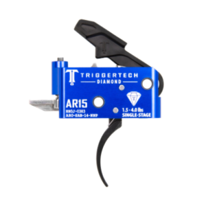 TRIGGERTECH AR-15 BLK DIAMOND PRO CURVED TRIGGER 1.5-4LB SINGLE STAGE