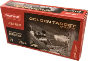 NORMA 223 Rem 77gr Golden Target (20 Pack)