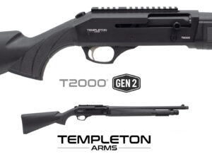TEMPLETON ARMS T2000 12G TACTICAL BLACK LEFT HAND 20inch Right Hand 5 Shot PUSH BUTTON RELEASE BOLT ACTION SHOTGUN