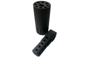 Warwicks Jacketed Muzzle Brake 5/8 x 24 tpi BLACK FINISH