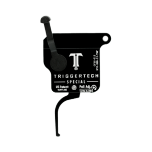 TRIGGERTECH SPECIAL SINGLE STAGE - BLACK TOP SAFETY - FLAT - REM 700 CLONE - NO BOLT RELEASE