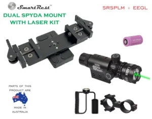SPYDABOT DUAL MOUNT WITH LASER KIT