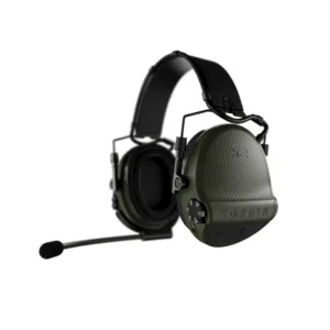 SORDIN Supreme X2 BT Green Headband Leather Gel Ear Muffs