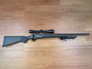 USED REMINGTON 700 VTR 223REM 4 SHOT w/ 3-9X40 SCOPE