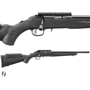 RUGER AMERICAN RIMFIRE 22LR 16 INCH WITH PICATINNY RAIL- BLACK STOCK