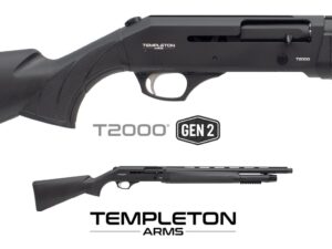 Templeton Arms GEN 2 T2000 12 Gauge BLACK 20 inch Barrel, Right Hand Straight Pull Shotgun