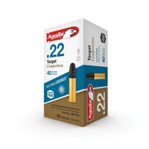 Aguila .22LR Target Comp 40g STD Lead SP 1080 FPS – 1000 Box