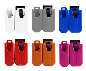 GHOST 360 PLUS - MAGAZINE POUCH W/ CLIP D - 3G QUICK RELEASE - DOUBLE STACK - RED