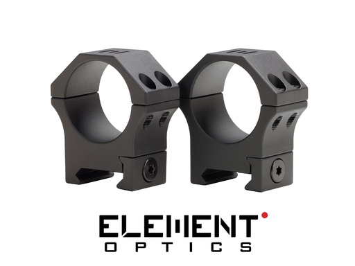 Element Optics XT Mounts Picatinny LOW - 1 INCH