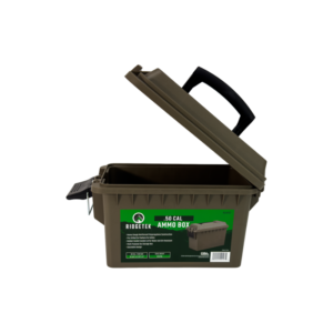 RIDGETEK .50 Cal Ammo Box Dark Earth Including Padlock