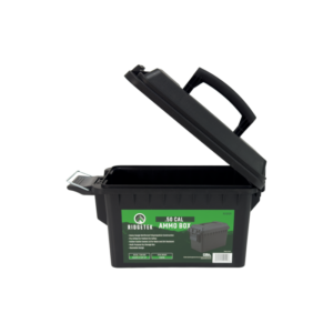 RIDGETEK .50 Cal Ammo Box Black Including Padlock
